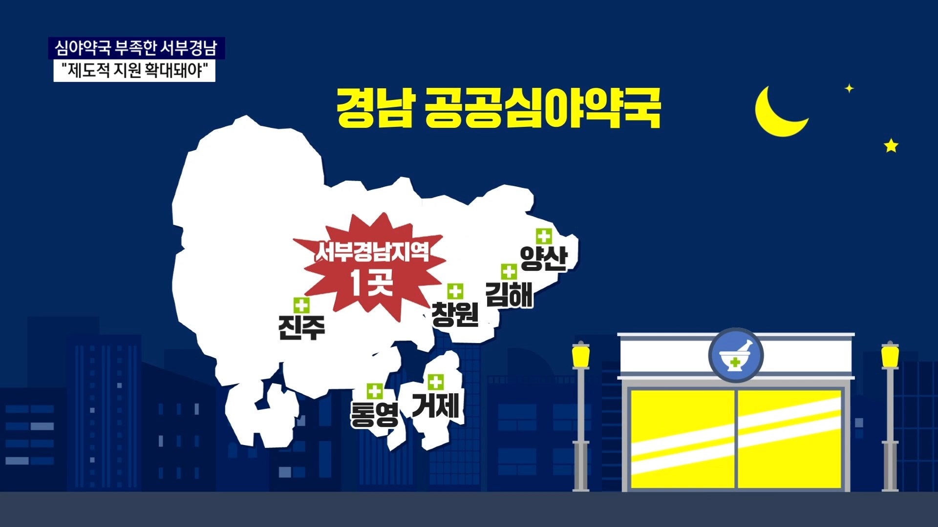 (R) 공공심야약국 서부경남 단 한 곳.. 제도적 지원 확대 필요 사진