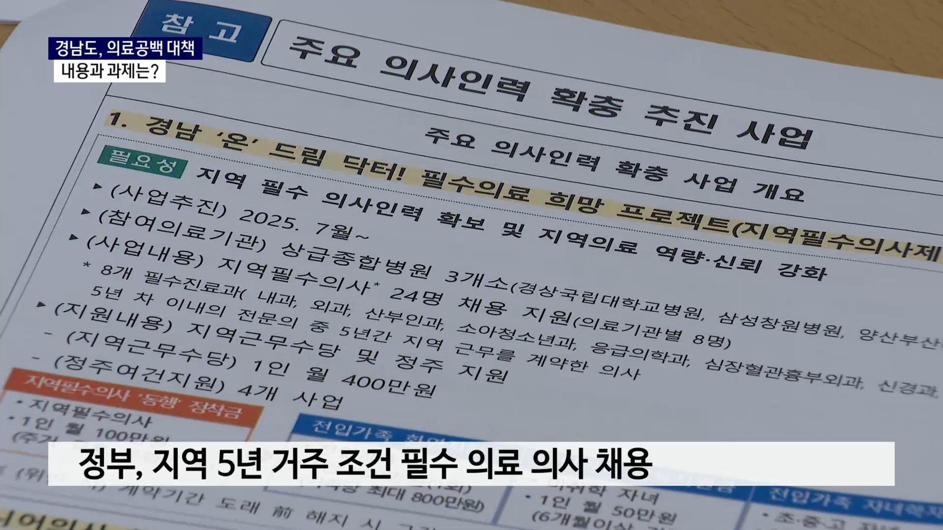 (R) 경남도, 의료공백 대책 마련..제도 보완 과제 사진