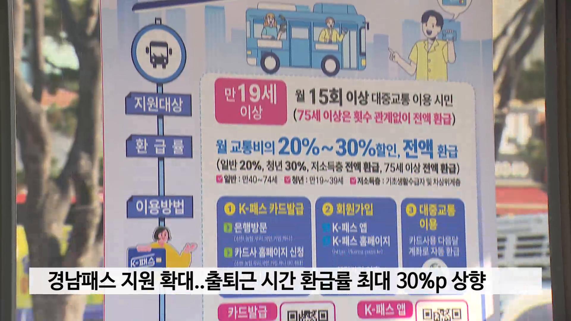 경남패스 지원 확대..출퇴근 시간 환급률 최대 30%p 상향 사진